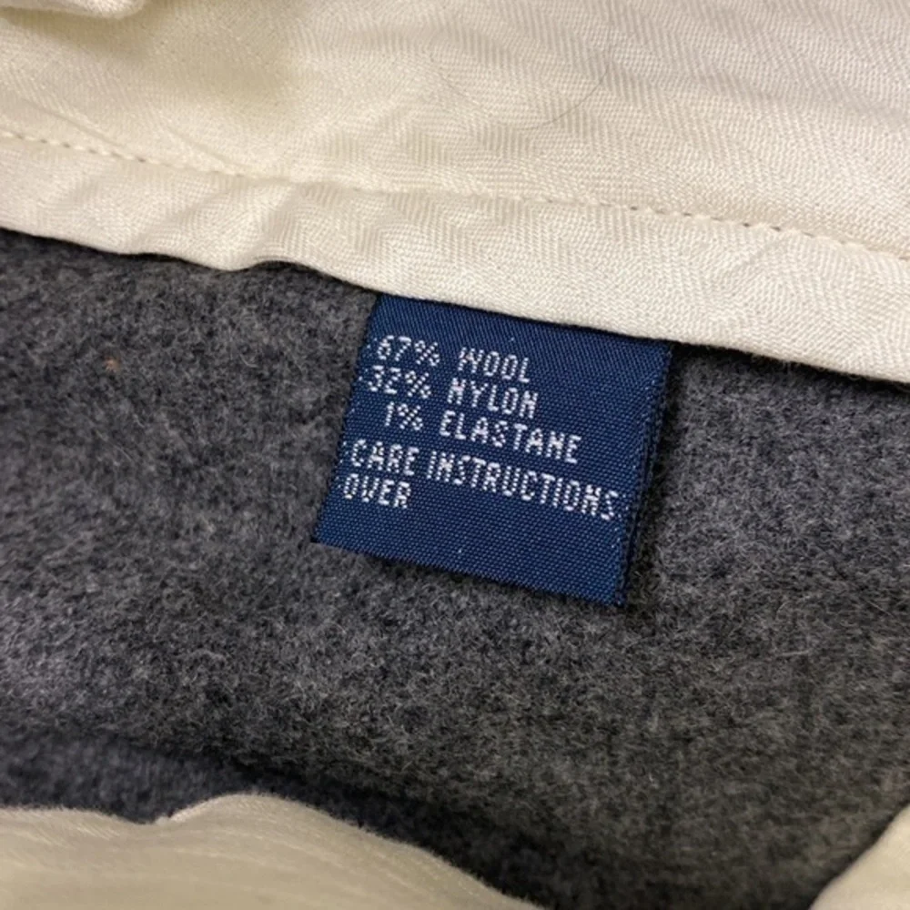 New! Polo by Ralph Lauren Gray Wool Dress Pants size 34/32